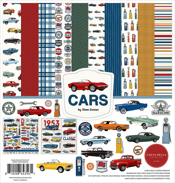 Carta Bella Cars 12x12 Collection Kit