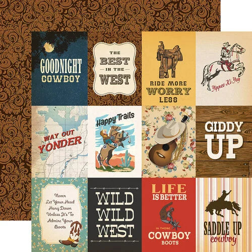 Carta Bella Cowboy 12x12 Paper Collection