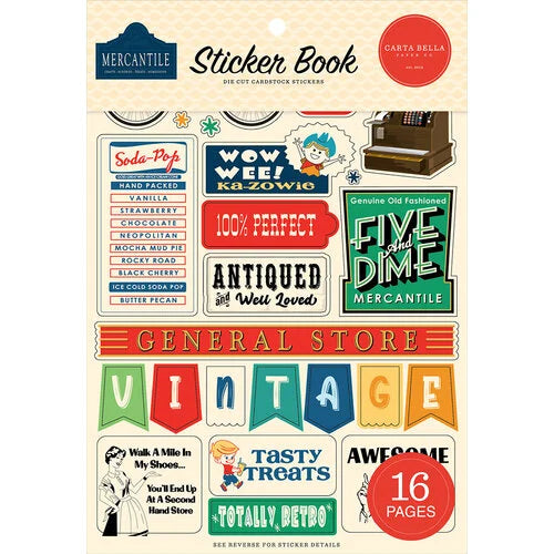 Carta Bella Mercantile Sticker Book