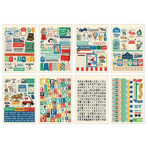 Carta Bella Mercantile Sticker Book