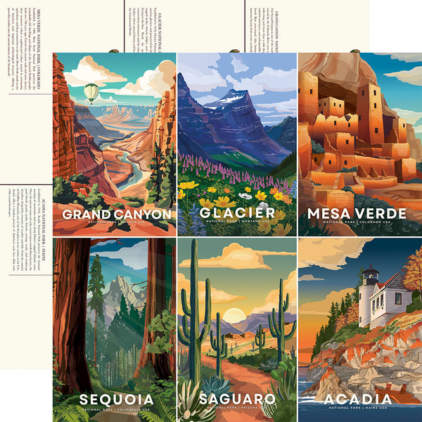 Carta Bella National Parks No.2 12x12 Paper Collection