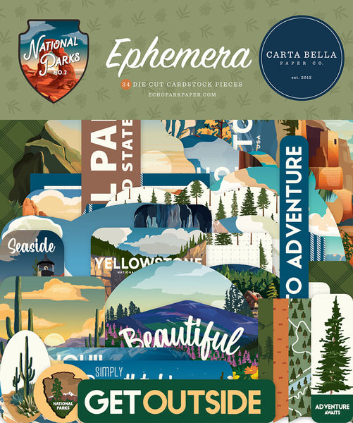 Carta Bella National Parks No. 2 Ephemera