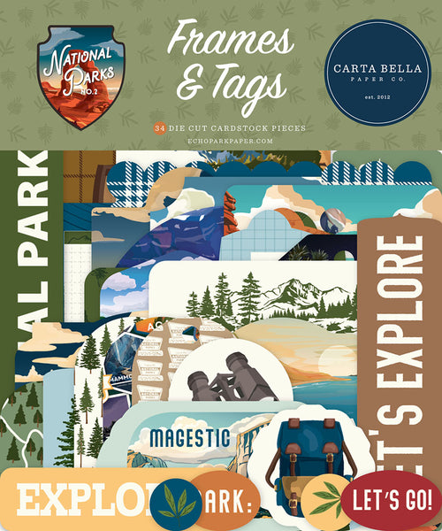 Carta Bella National Parks No. 2 Ephemera