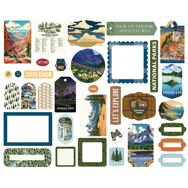 Carta Bella National Parks No. 2 Ephemera