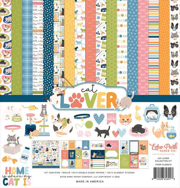 Echo Park Cat Lover 12x12 Collection Kit