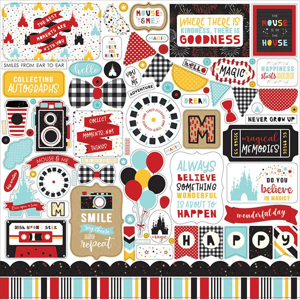 Echo Park Magical Adventure 2 12x12 Element Sticker