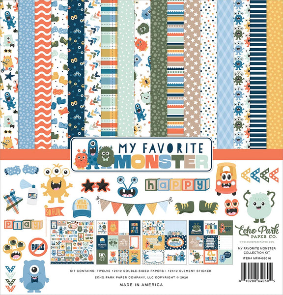 Echo Park My Favorite Monster Mega Bundle Kit