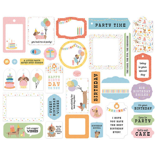 Echo Park Party Animal Ephemera