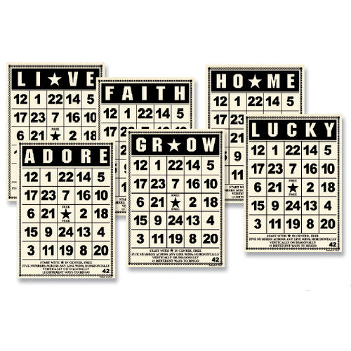 Jenni Bowlin Studio Bingo Card Collection