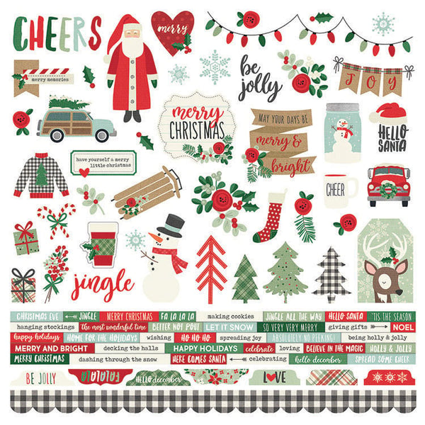 Simple Stories Merry & Bright  Christmas Album Class Kit