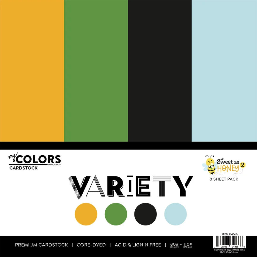 Sweet as Honey 2 Variety Cardstock Pack