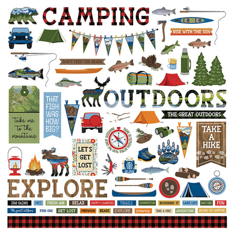 The Great Outdoors Element Stickers