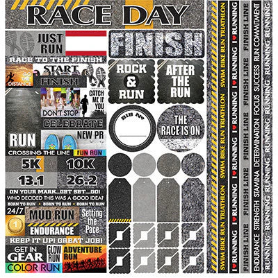Reminisce Race Day Stickers