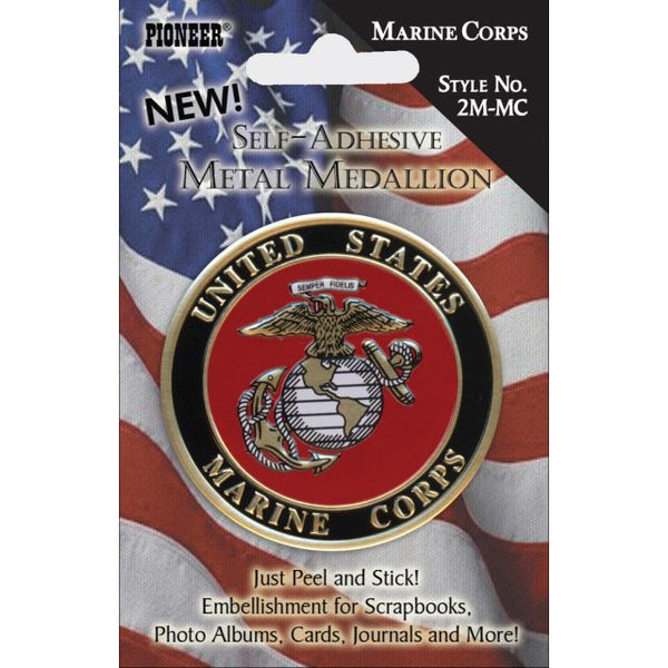 US Military Metal Medallion Embellishment