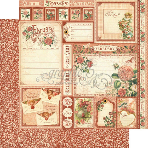 Graphic 45 Time to Flourish 12x12 Paper Collection