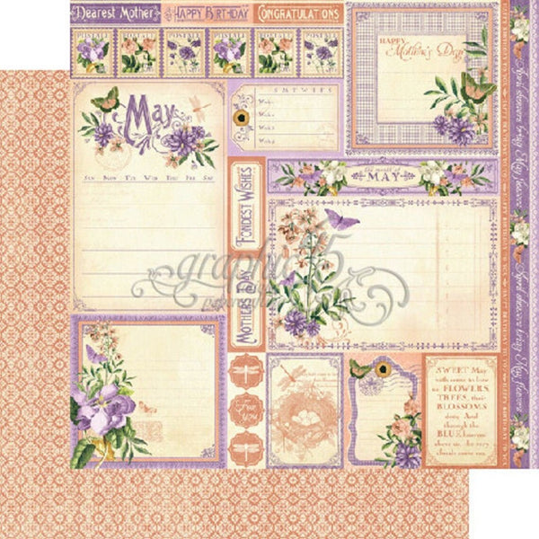 Graphic 45 Time to Flourish 12x12 Paper Collection