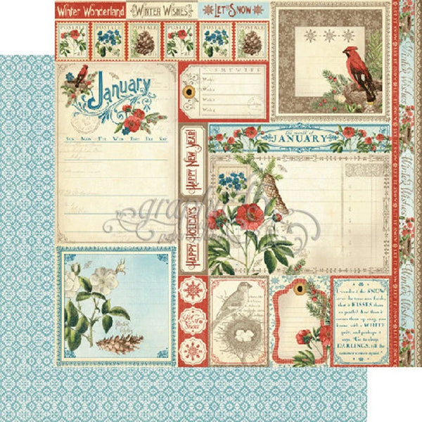 Graphic 45 Time to Flourish 12x12 Paper Collection
