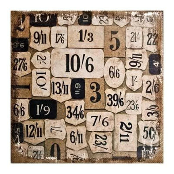 Tim Holtz District Market Canvas Burlap Panels