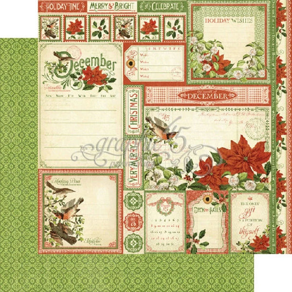 Graphic 45 Time to Flourish 12x12 Paper Collection