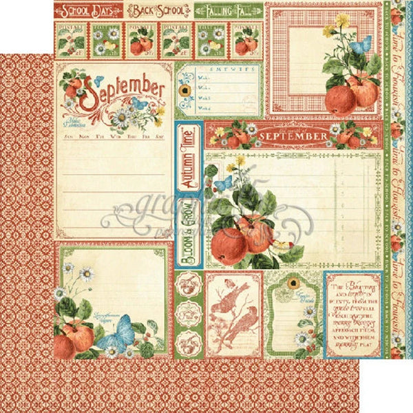 Graphic 45 Time to Flourish 12x12 Paper Collection