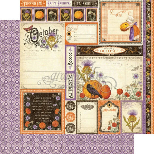 Graphic 45 Time to Flourish 12x12 Paper Collection