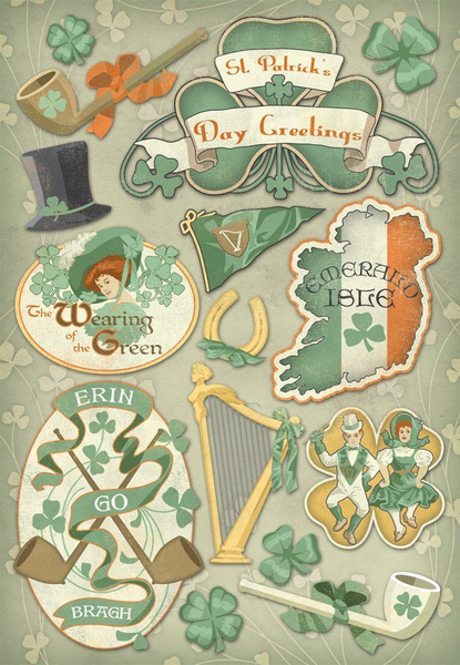 St. Patrick's Day Stickers Collection