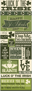 Happy St. Pat's Stickers