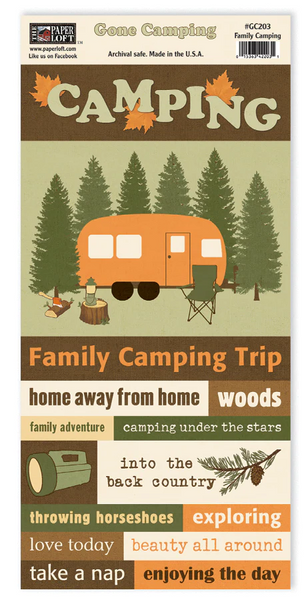 Gone Camping Diecut Collection.
