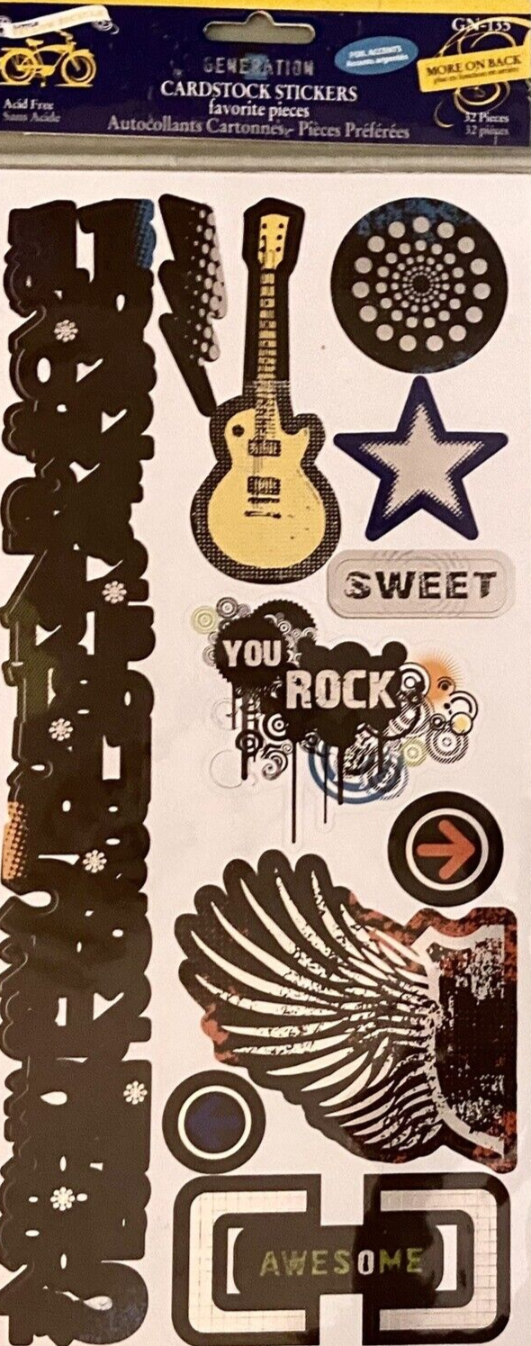 Music Rock Stickers