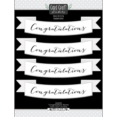 Congratulations Banner Stickers