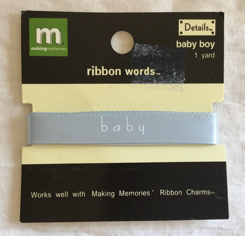 Ribbon Words Baby Boy Collection