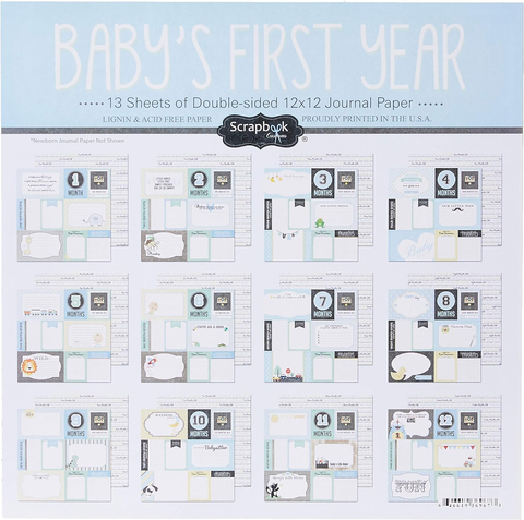 Baby's First Year Boy Paper Kit