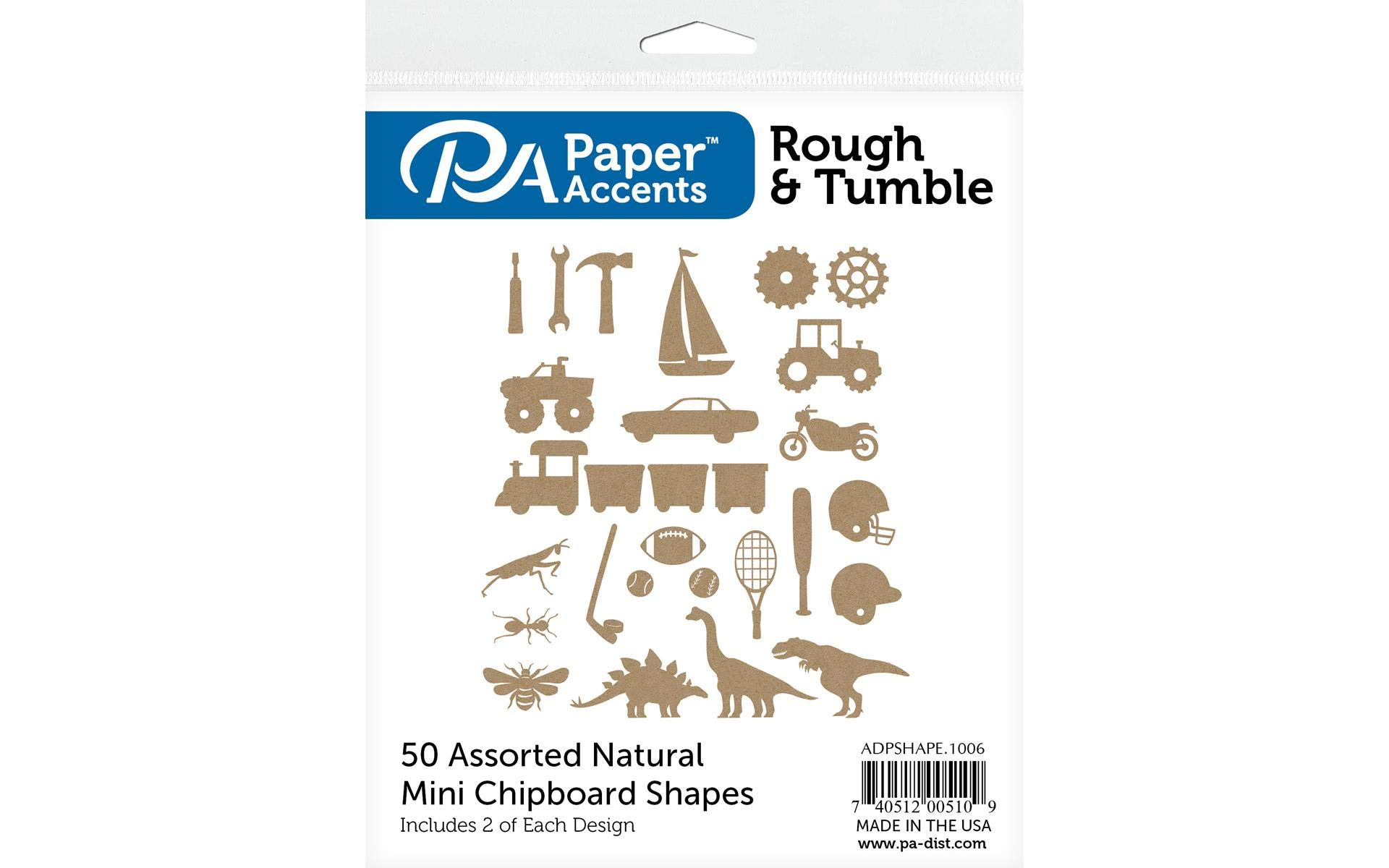 Rough & Tumble Chipboard Shapes