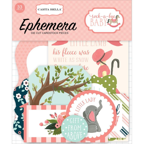 Rock-A-Bye Baby Girl Ephemera