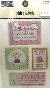 Little Girl Shirt Labels