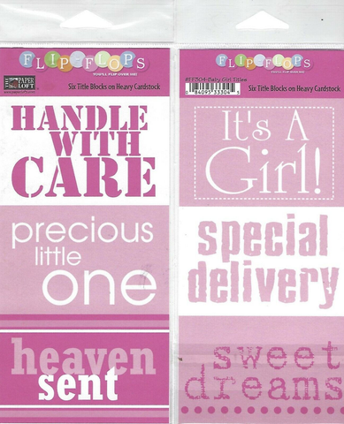Baby Girl Titles Cutouts