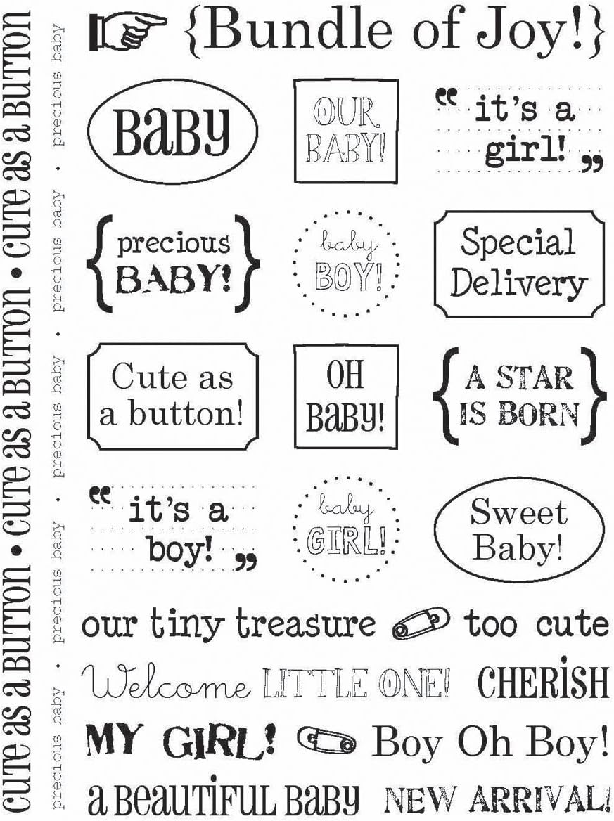 Baby Sentiments Stickers