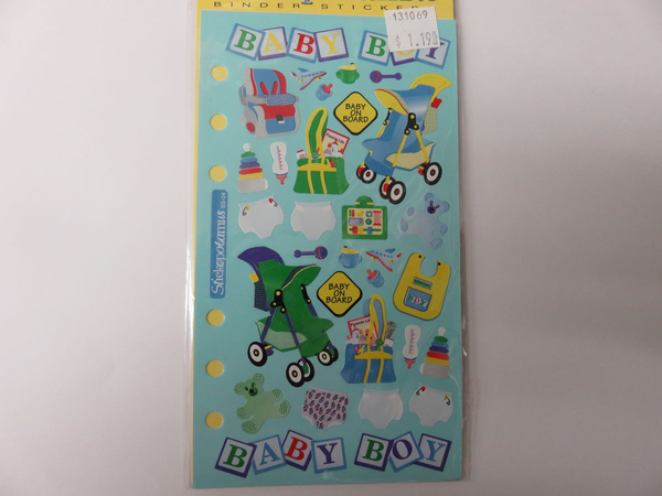 Baby Boy Binder Sticker Collection
