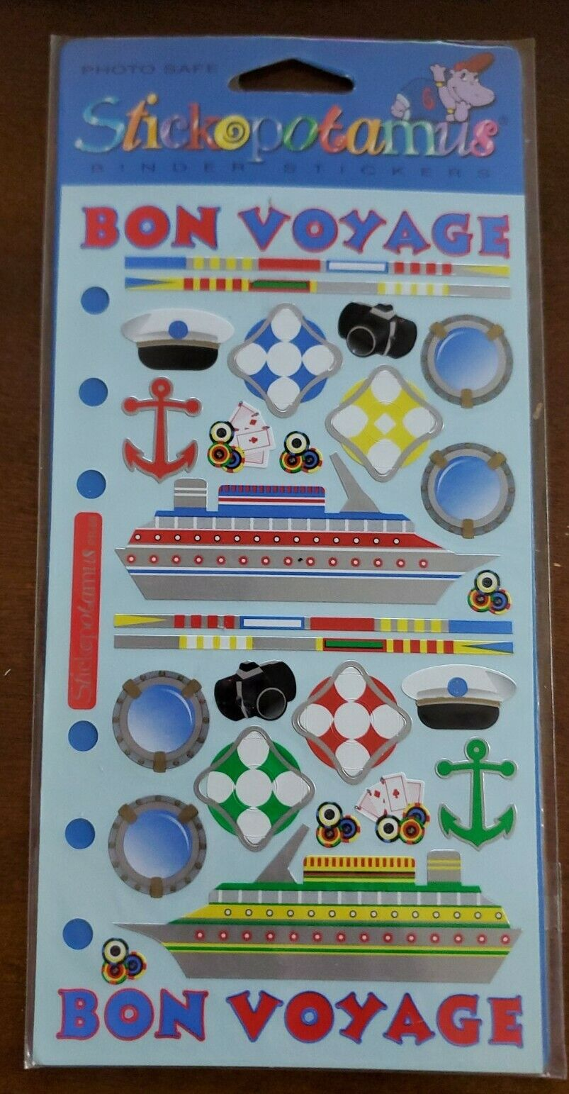 Cruise Ship Binder Stickers