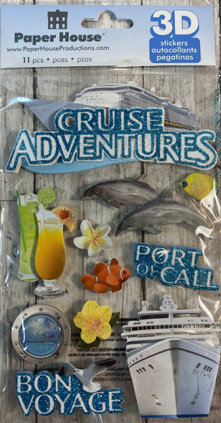Cruise Adventure 3D Stickers