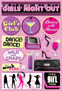 Girls' Night Out Stickers