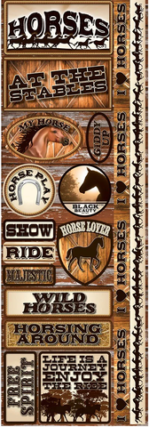 Horses Sticker Collection
