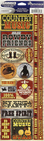 Country Music Stickers
