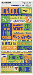 Amusement Park Quote Stickers