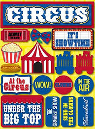 Circus 3D Stickers