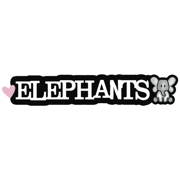 Elephants Die Cut