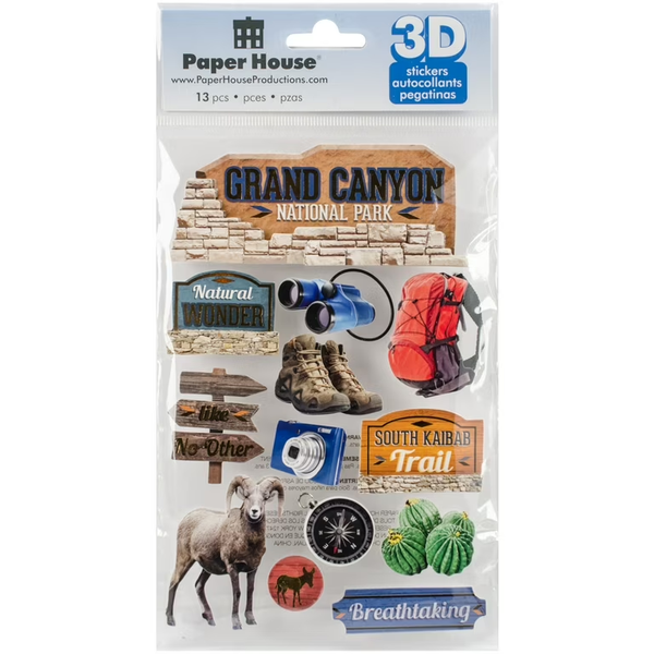 National Park 3D Sticker Collection