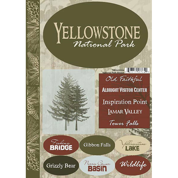 Yellowstone National Park Stickers