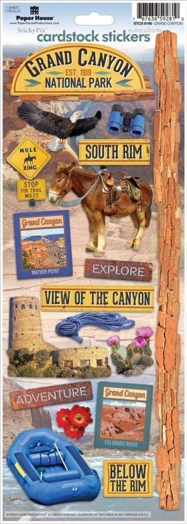 National Park Cardstock Sticker Collection