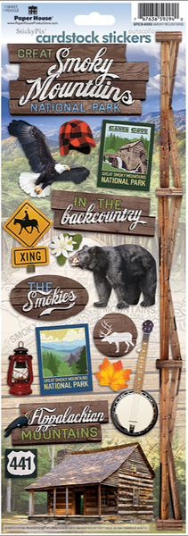 National Park Cardstock Sticker Collection